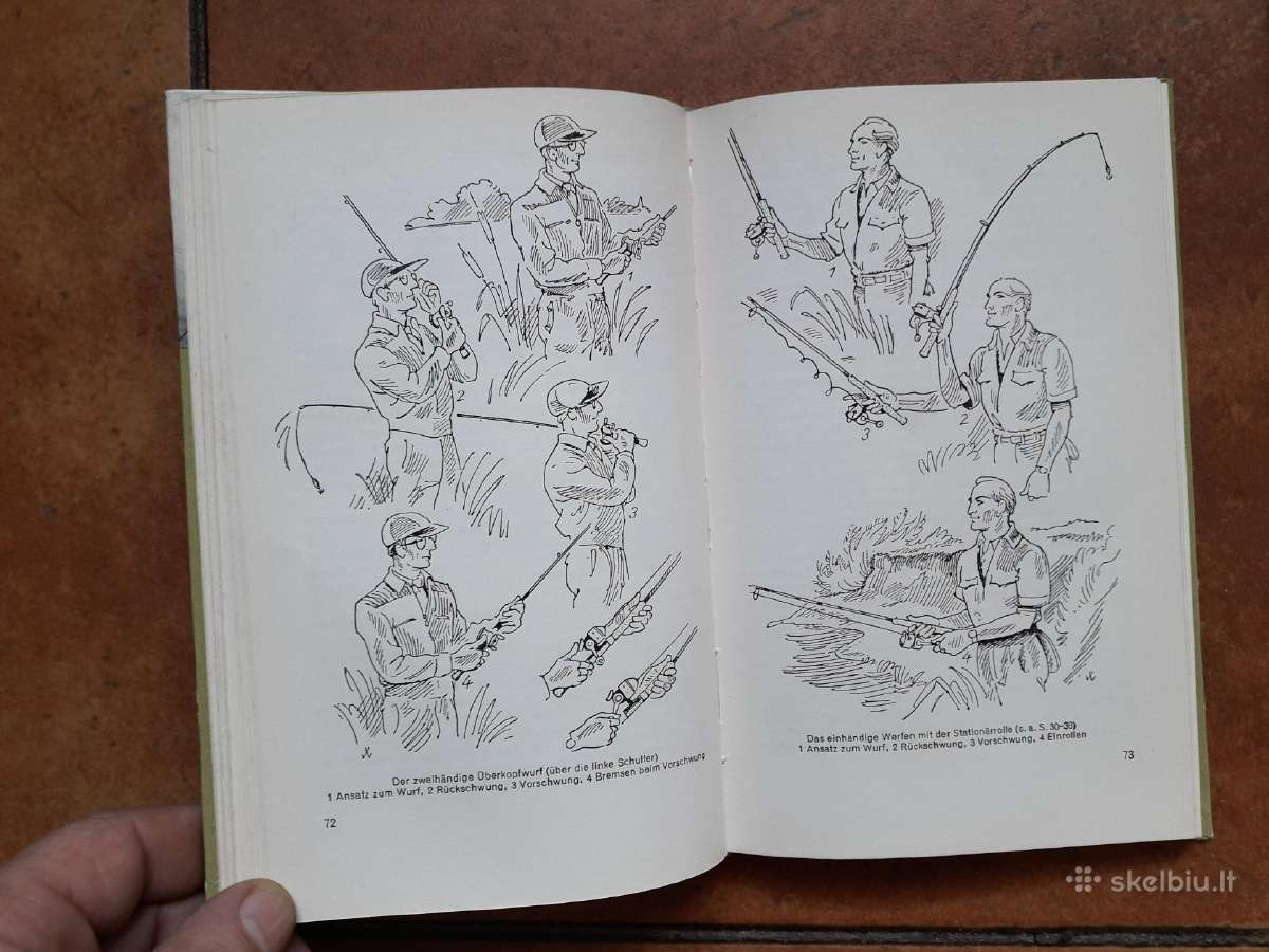 Knyga apie spiningavimą vokiškai 1965 metai. - nuotraukos Nr. 15