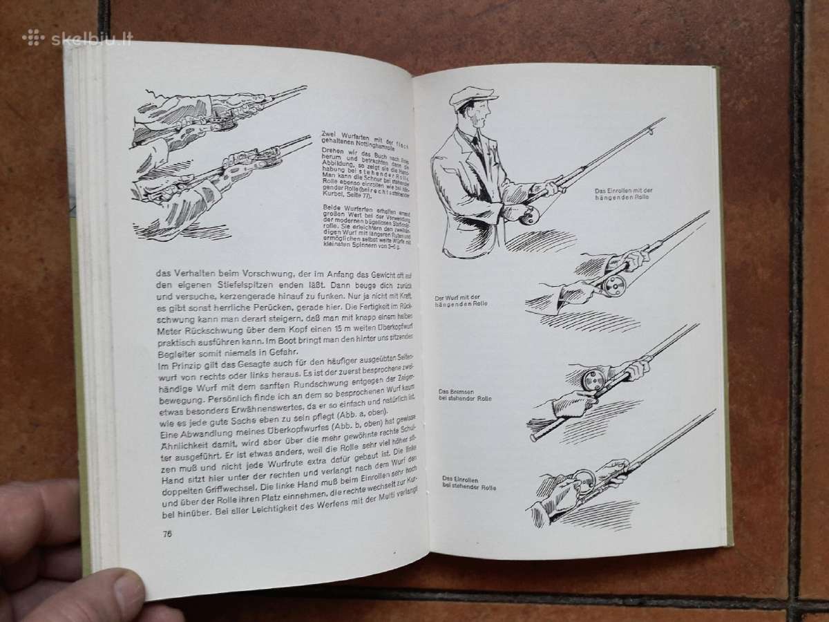 Knyga apie spiningavimą vokiškai 1965 metai. - nuotraukos Nr. 17