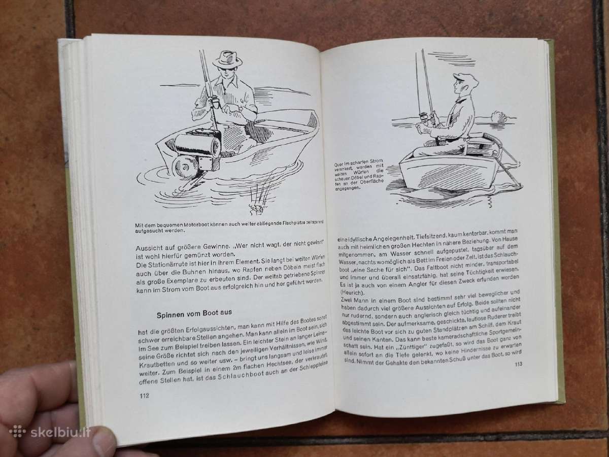 Knyga apie spiningavimą vokiškai 1965 metai. - nuotraukos Nr. 19