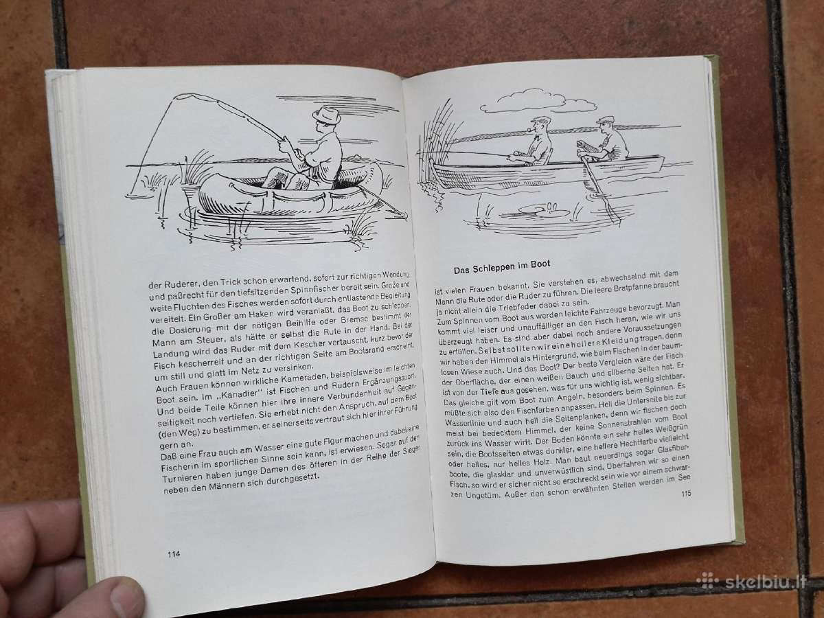 Knyga apie spiningavimą vokiškai 1965 metai. - nuotraukos Nr. 20