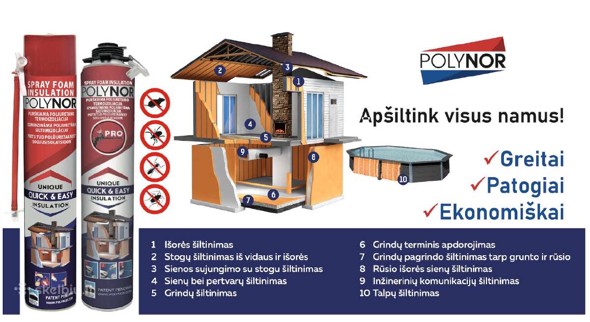 Polynor pro poliuretano putos - nuotraukos Nr. 20