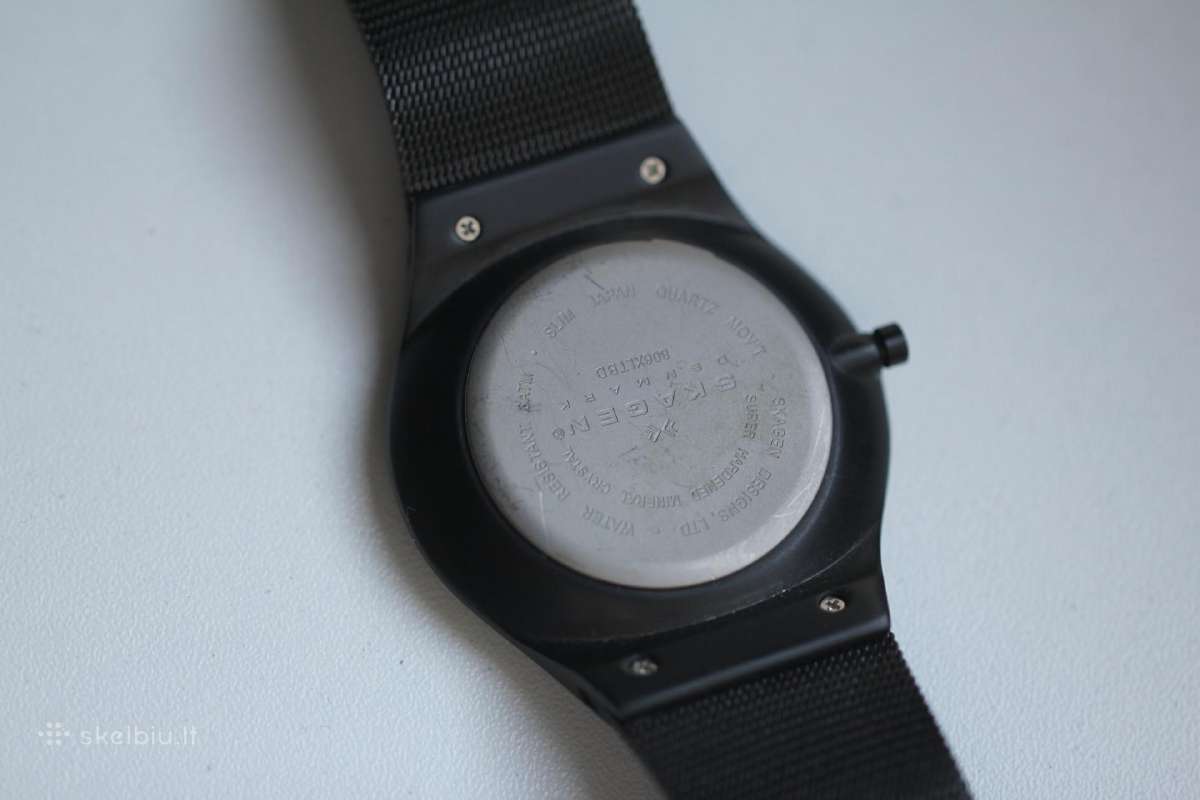 Skagen Denmark steel titanium originalas vyriskas - nuotraukos Nr. 7