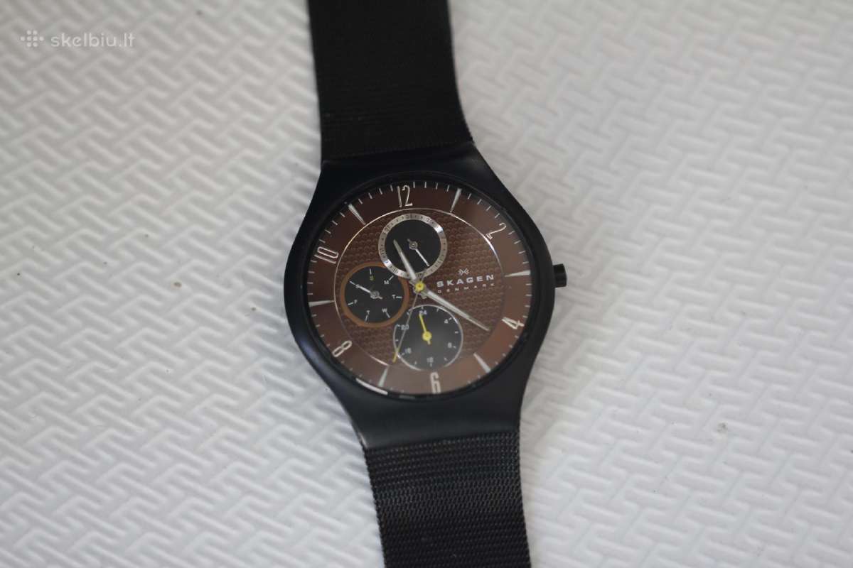 Skagen Denmark steel titanium originalas vyriskas - nuotraukos Nr. 4