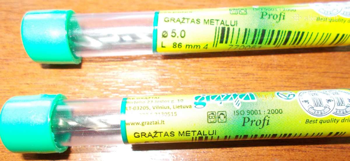 Grąžtai metalui - nuotraukos Nr. 3