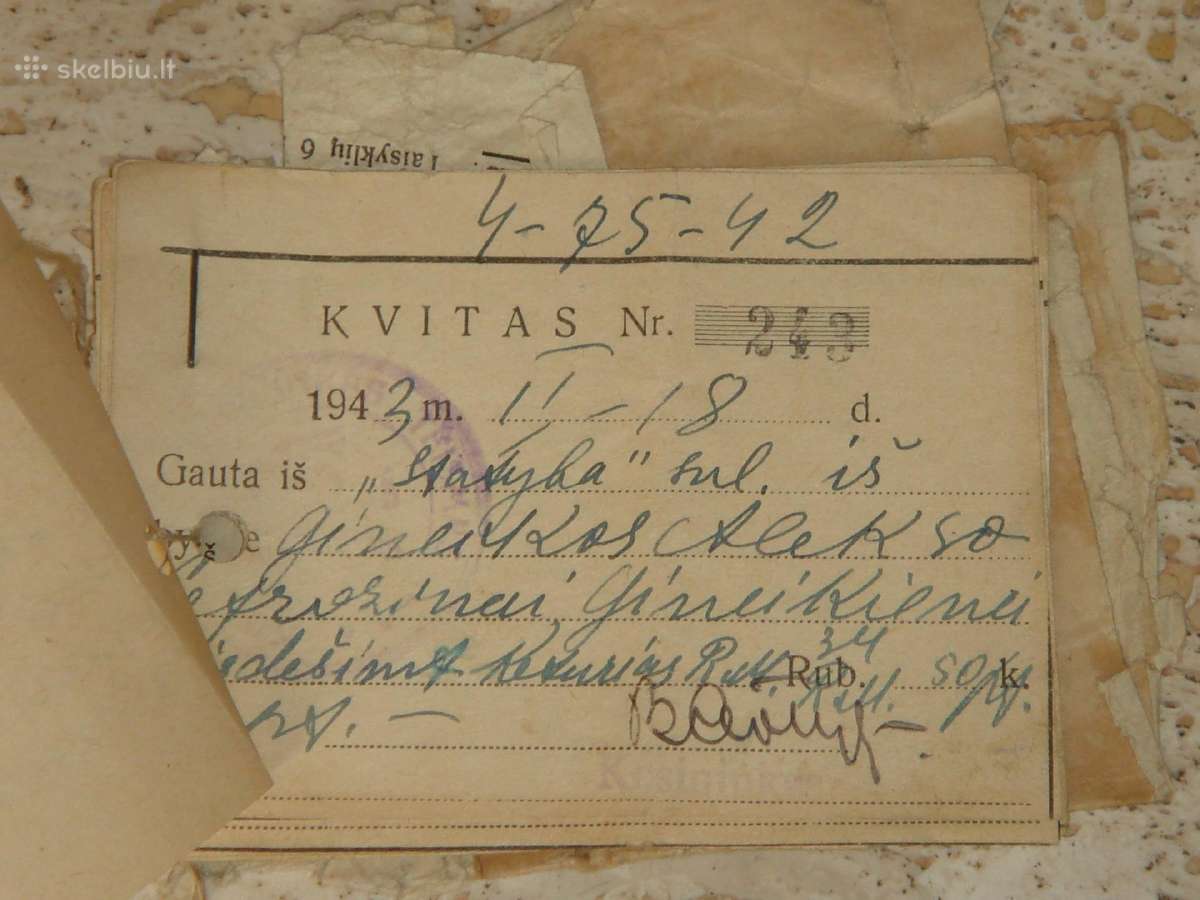 Seni kvitai - nuotraukos Nr. 2