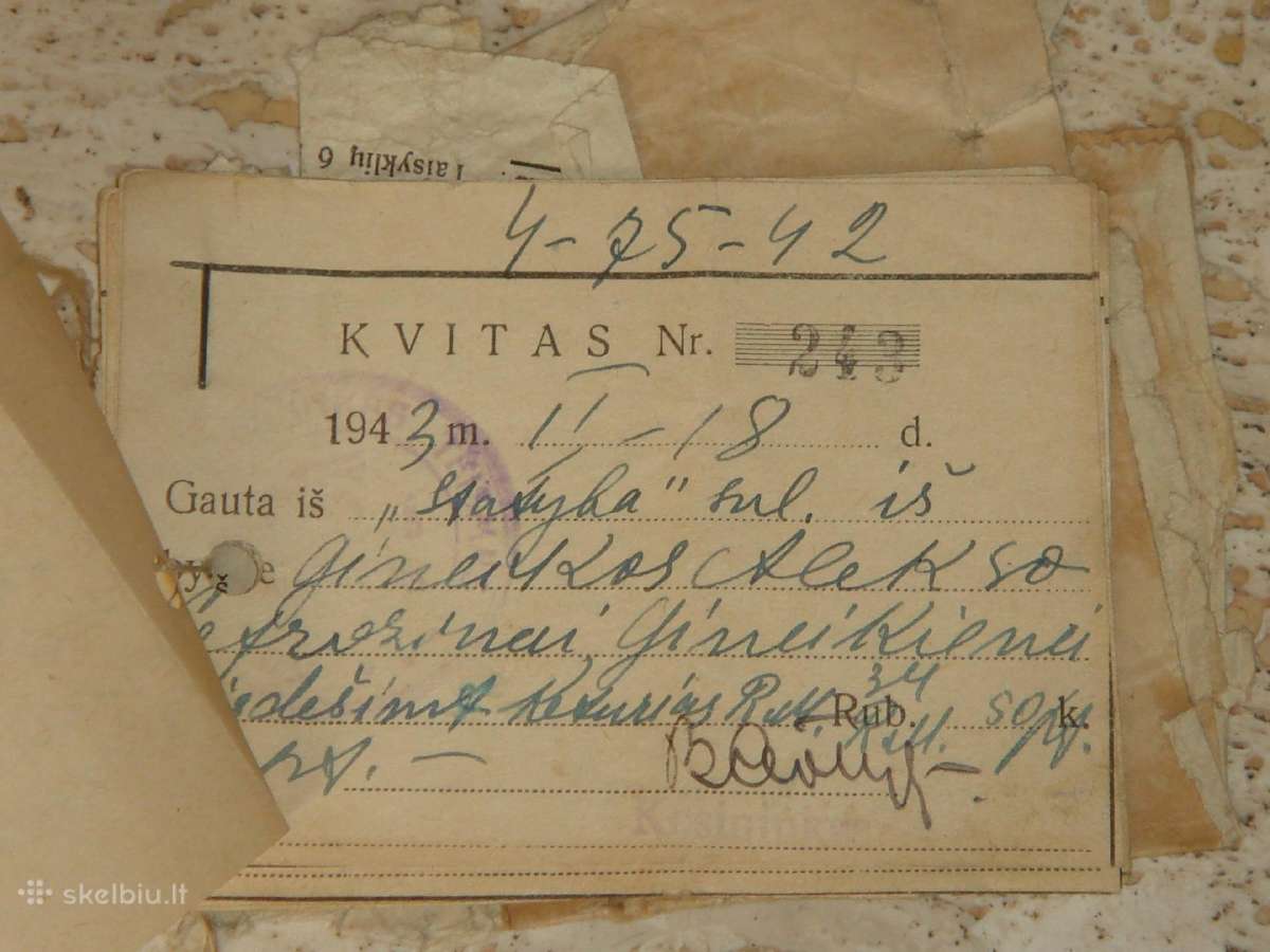 Seni kvitai - nuotraukos Nr. 2