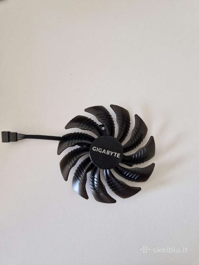 Nauji Gigabyte 88mm vaizdo plokščių ventiliatoriai