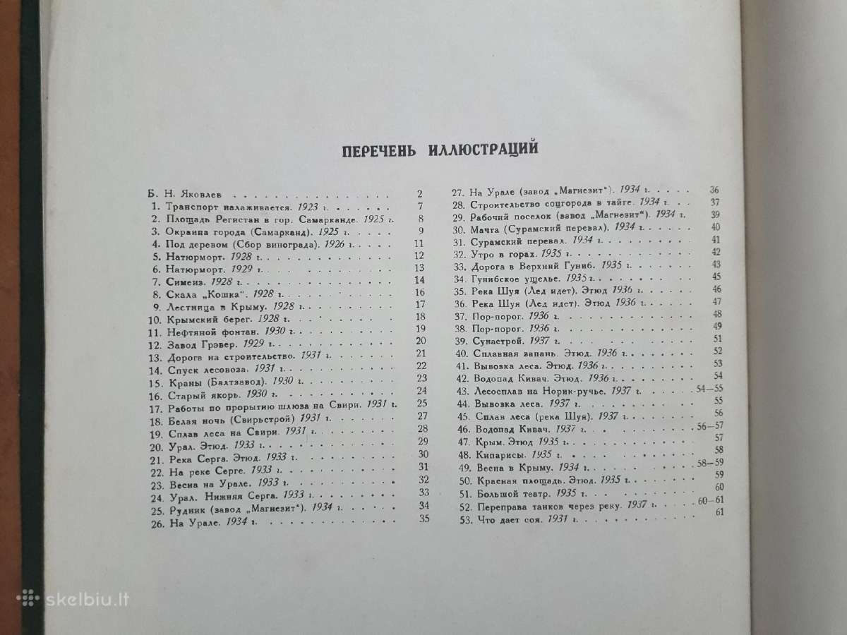 Retas peizažisto B. Jakovlevo darbų albumas 1938 m - nuotraukos Nr. 13