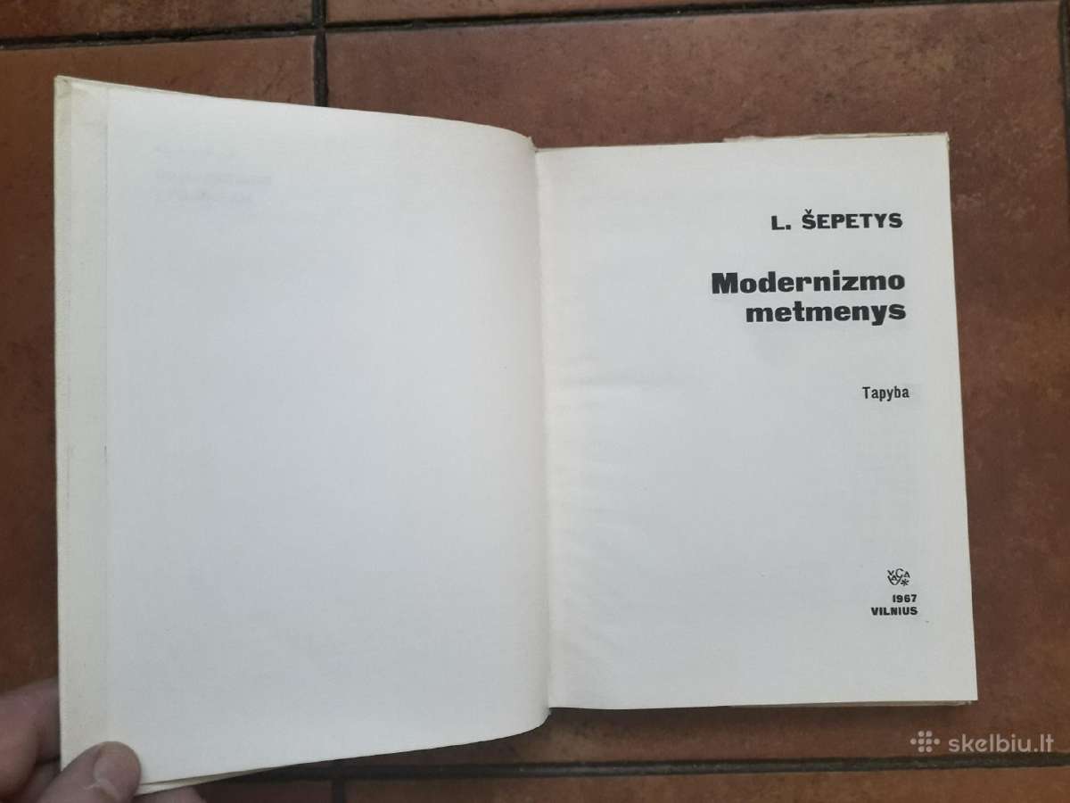 L. Šepetys "Modernizmo metmenys" 1967 metai - nuotraukos Nr. 4