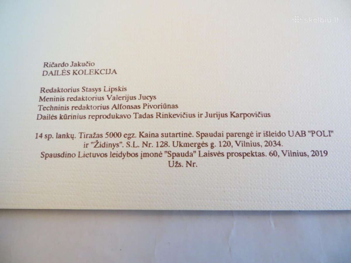 Knyga "Ričardo Jakučio dailės kolekcija" 1992 - nuotraukos Nr. 9