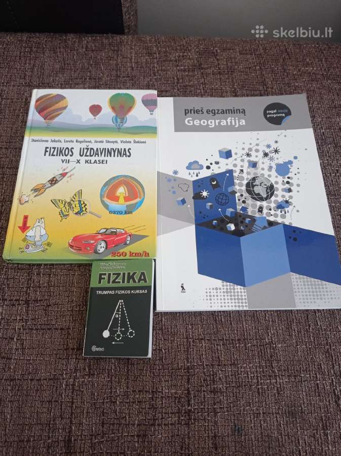 Fizikos vadovėliai, geigrafijos vadovėliai