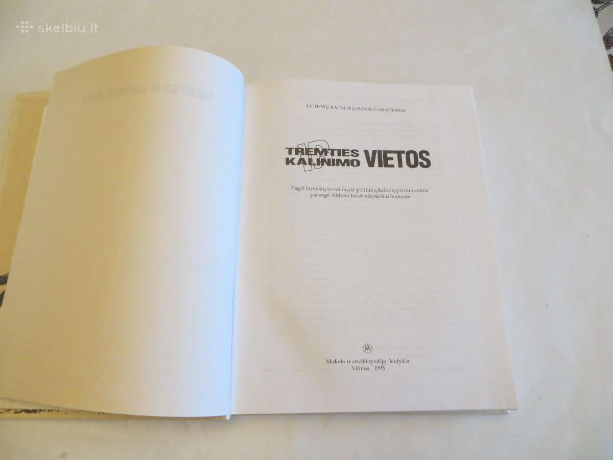 Knyga "Tremties ir kalinimo vietos" 1995 - nuotraukos Nr. 3