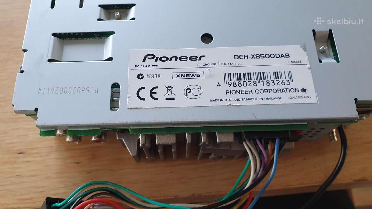 Parduodu aukstos kl. pioneer deh-x8500dab - nuotraukos Nr. 10
