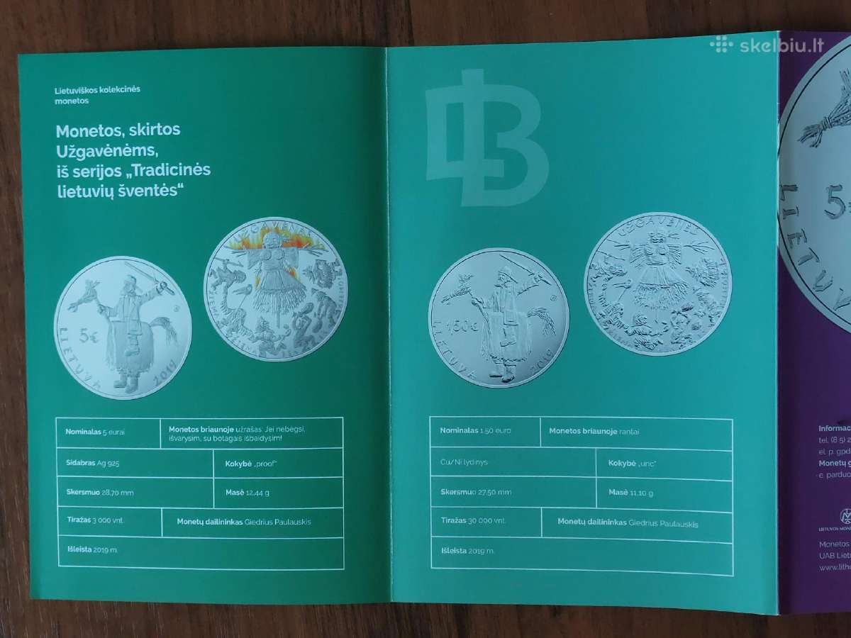 Lankstinukas monetai 2019 m. Užgavėnės - nuotraukos Nr. 5