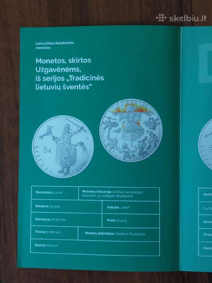 Lankstinukas monetai 2019 m. Užgavėnės - nuotraukos Nr. 6