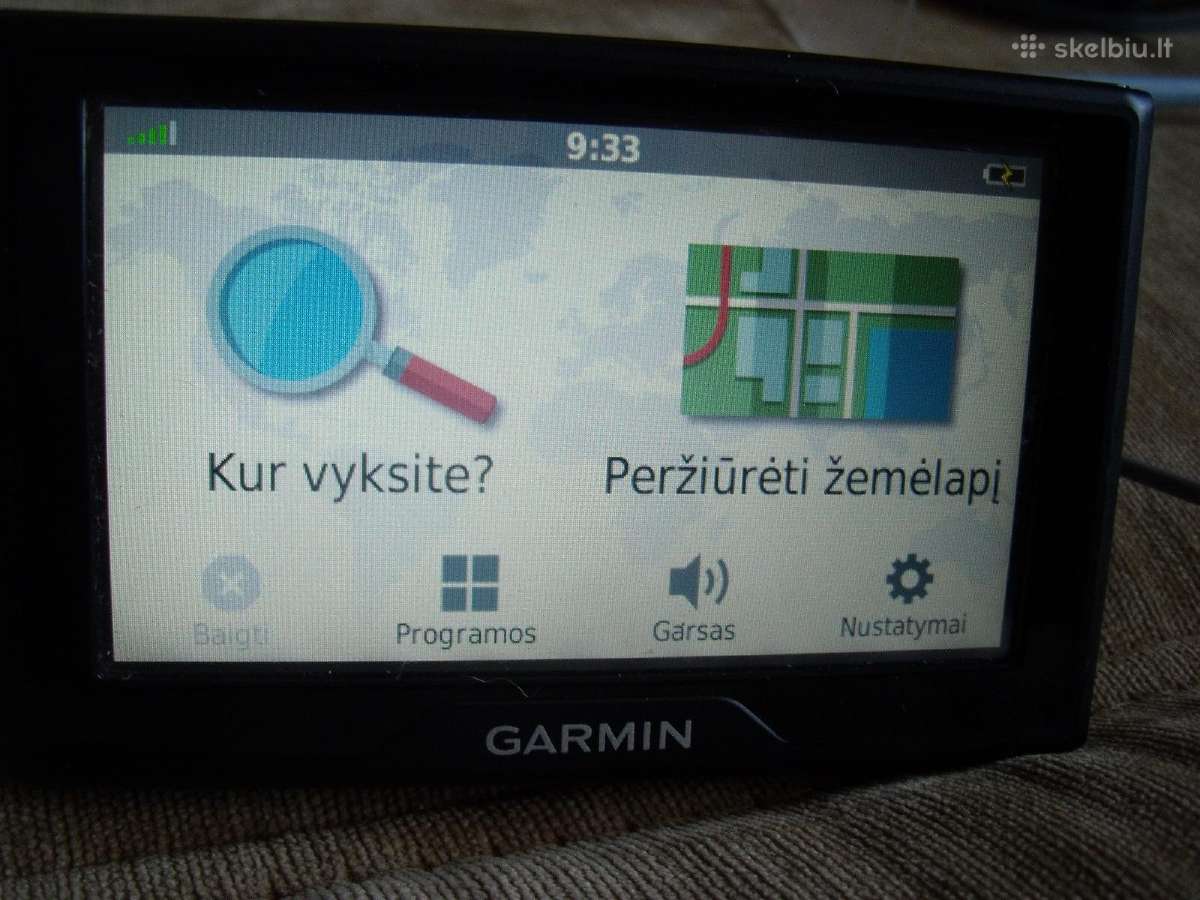 Navigacija Garmin - nuotraukos Nr. 12