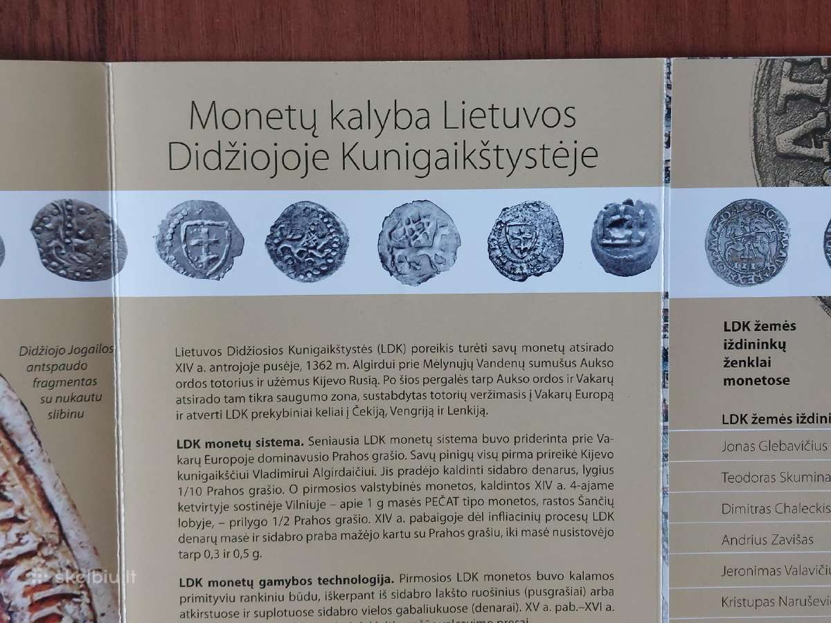 Lankstinukai 2015 m. skirti LDK monetų kalybai . - nuotraukos Nr. 16