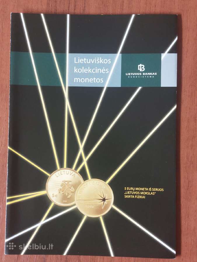 Lankstinukas ,5 Eur moneta 2016 m. skirta Fizikai