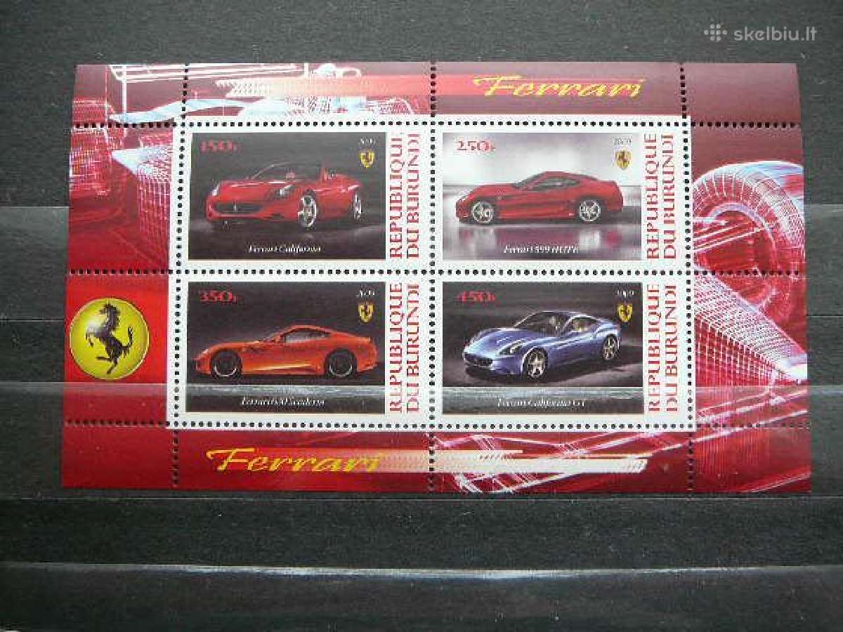 Automobiliai Ferrari 2009 svarus g055a