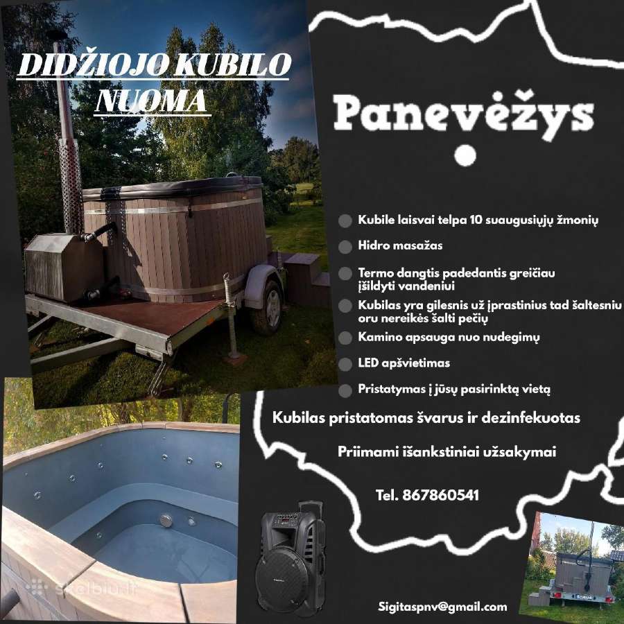 Mobilaus kvadratinio kubilo ir pirties nuoma - nuotraukos Nr. 2