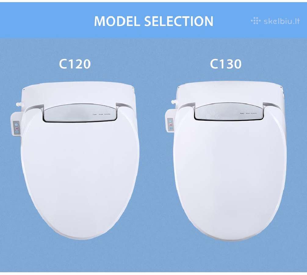 Išmanus wc dangtis su bide funkcija Solo smart - nuotraukos Nr. 12