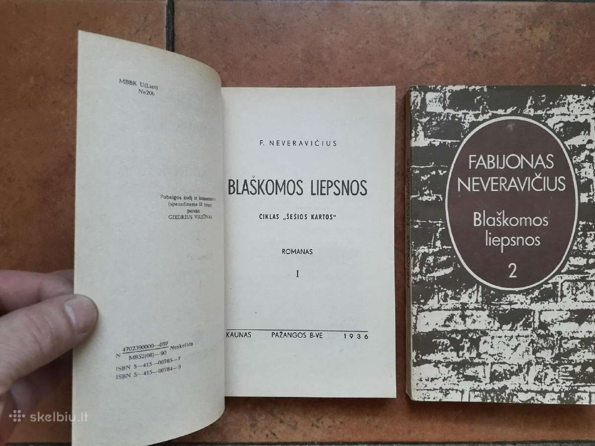 Fabijonas Neveravičius "Blaškomos liepsnos" 1990 m - nuotraukos Nr. 2