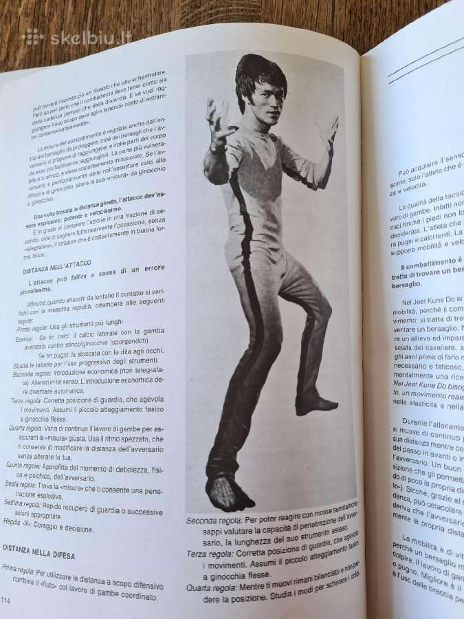 Jeet Kune Do -Bruce Lee knyga italų k. - nuotraukos Nr. 12