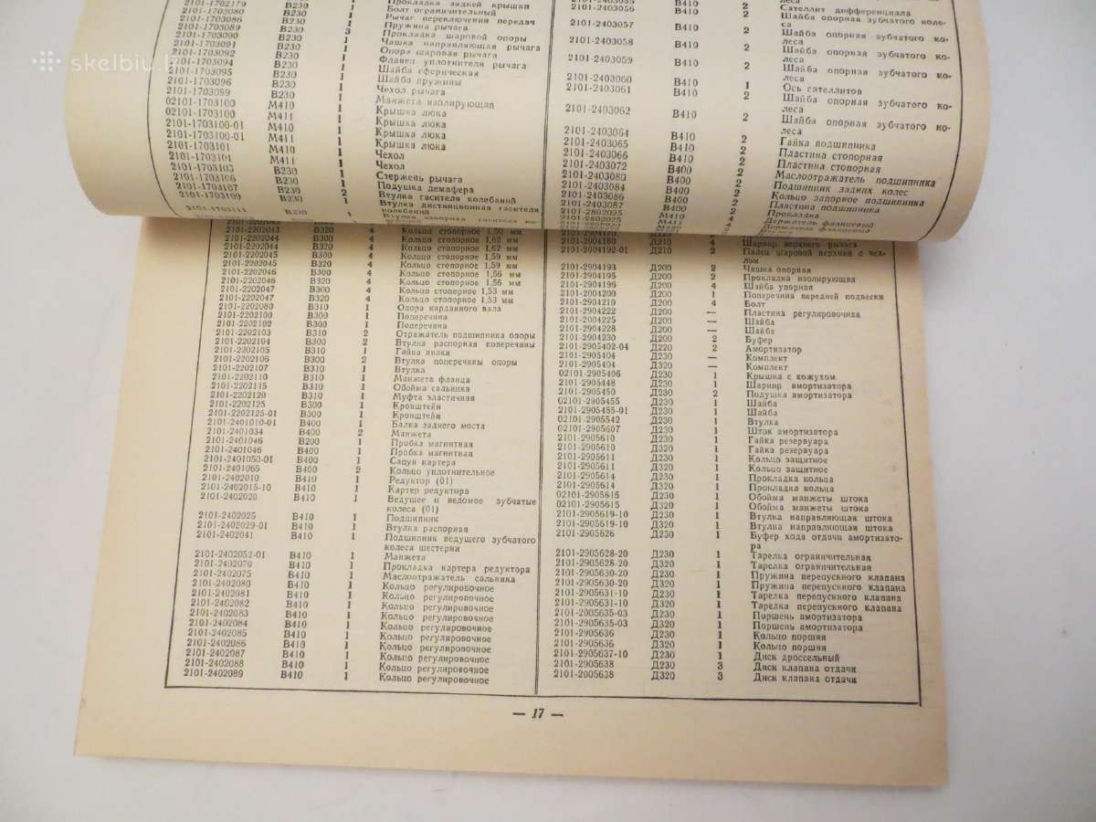 Žinynas Detalės automobiliui Vaz 2105, 2104 1989 - nuotraukos Nr. 3
