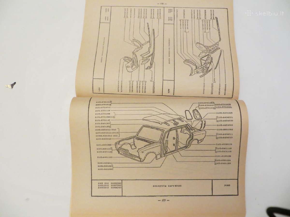 Žinynas Detalės automobiliui Vaz 2105, 2104 1989 - nuotraukos Nr. 6