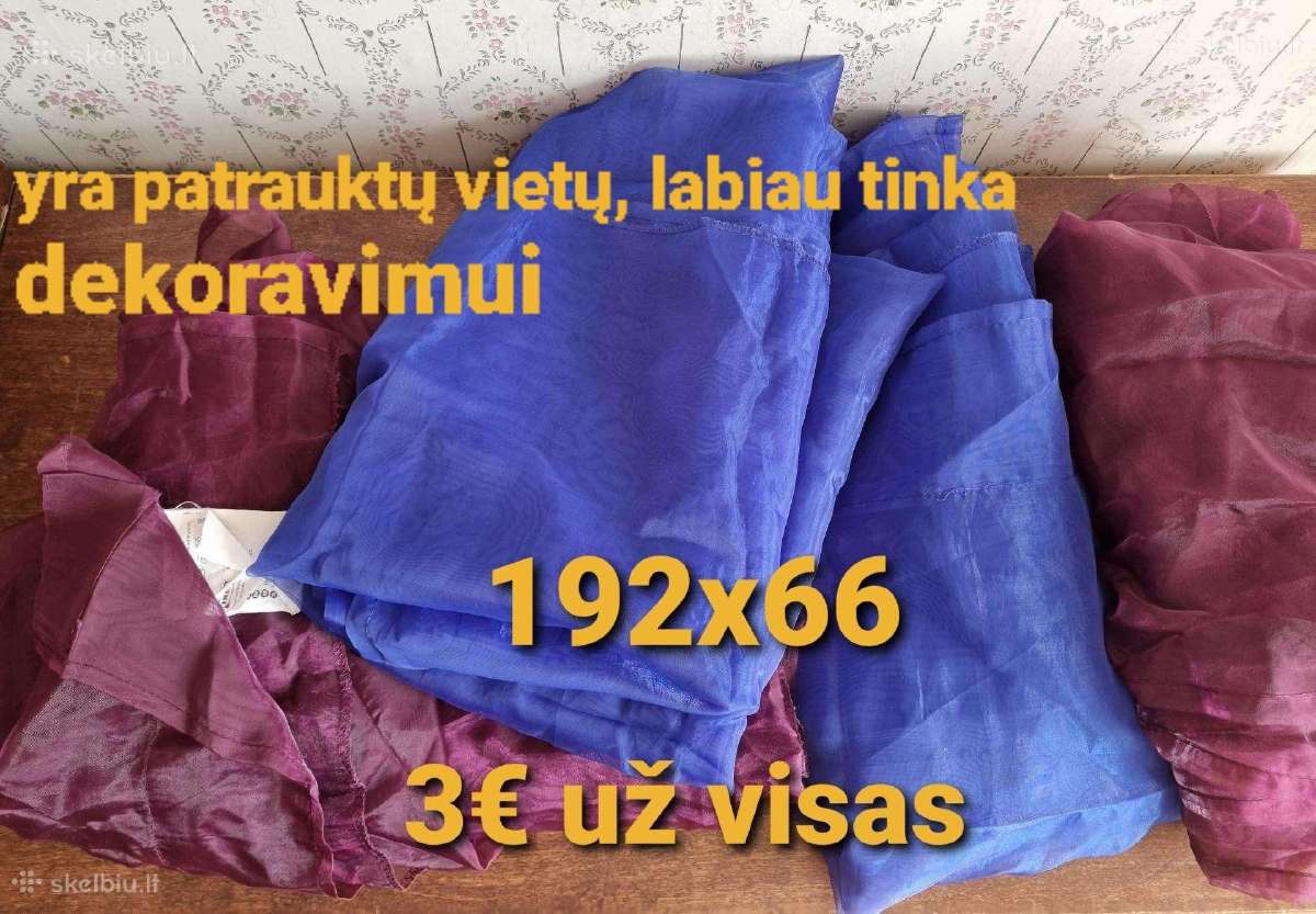 Įvairios užuolaidos - nuotraukos Nr. 5