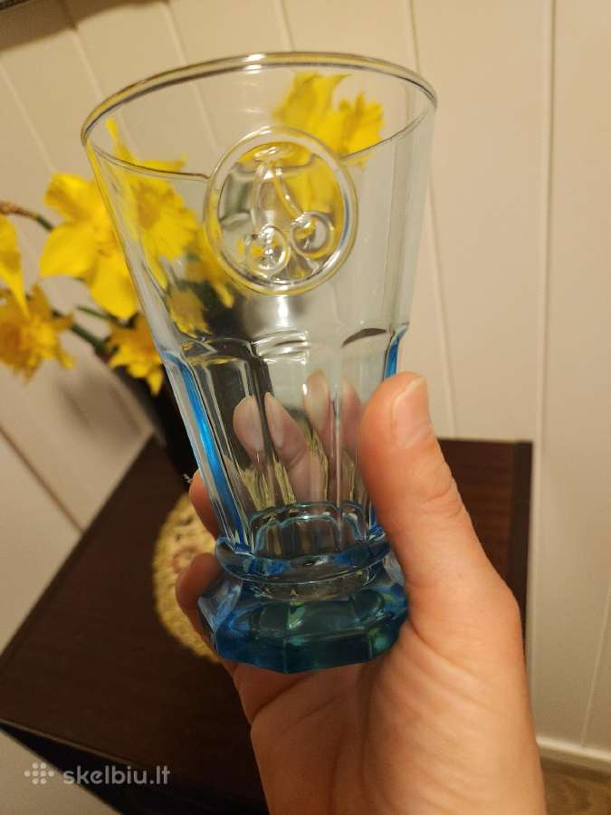 Dangaus spalvos stikliniai - nuotraukos Nr. 4