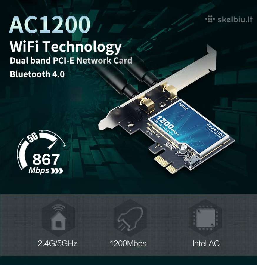 WiFi ir Bt adapteris pajungt Sp3 - nuotraukos Nr. 3
