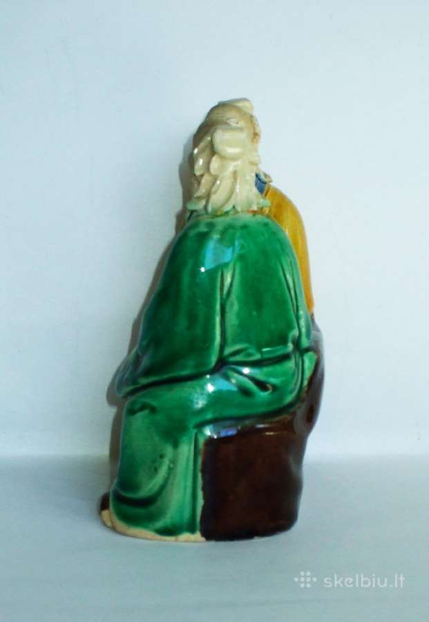 Figurelė "Du išminčiai" (Mud man) keramika Kinija - nuotraukos Nr. 7