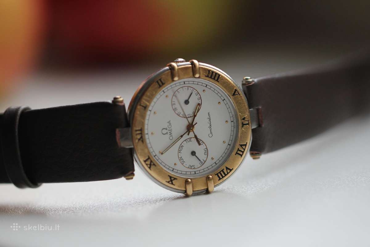 Omega originalas vintage moteriskas su auksu - nuotraukos Nr. 3