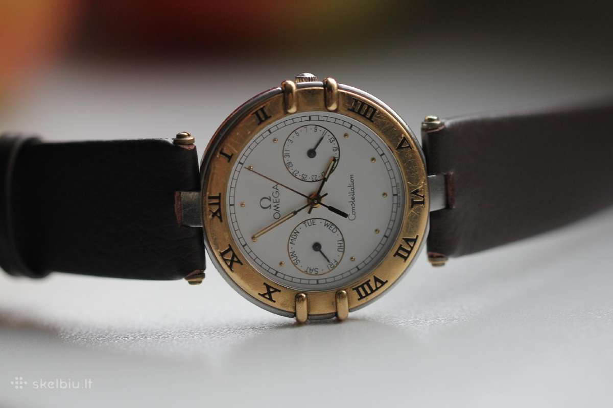 Omega originalas vintage moteriskas su auksu - nuotraukos Nr. 4