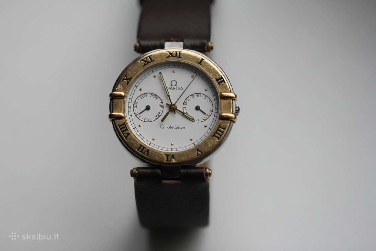 Omega originalas vintage moteriskas su auksu - nuotraukos Nr. 5