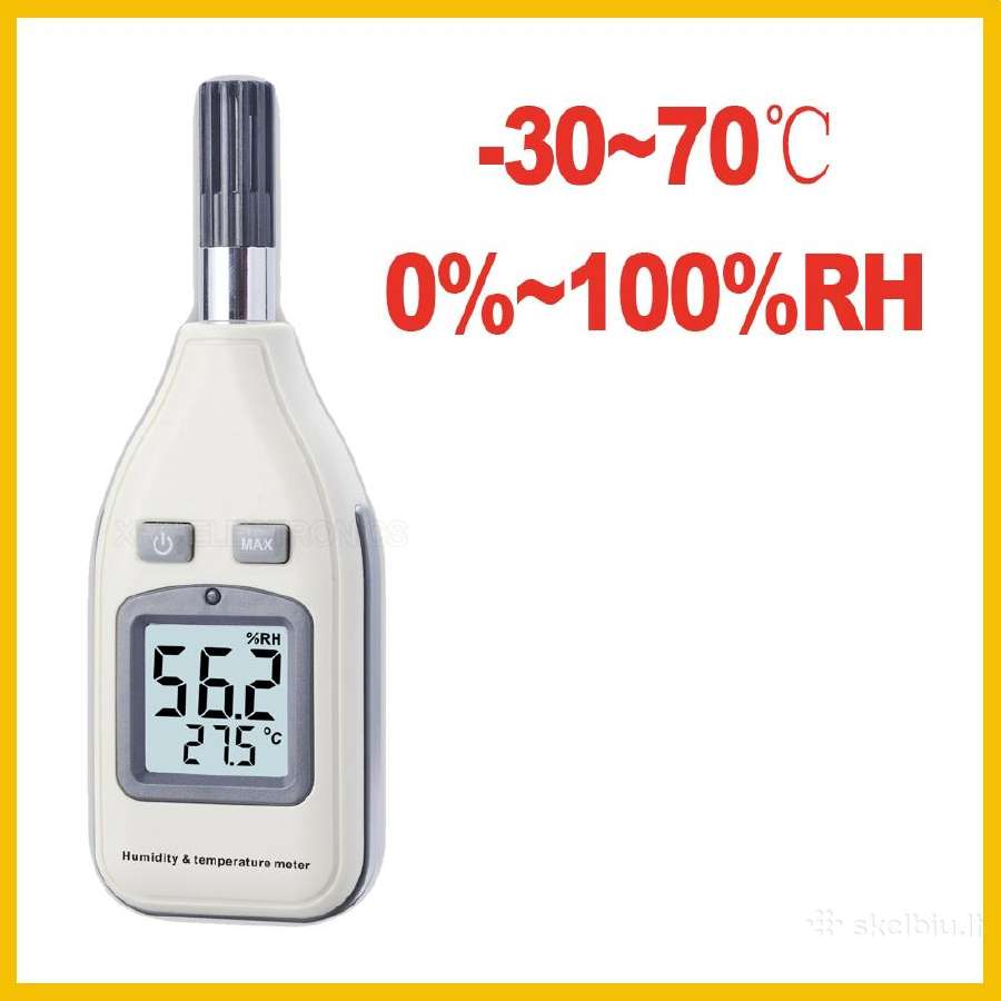 Higrometras drėgmės temperatūros matuoklis
