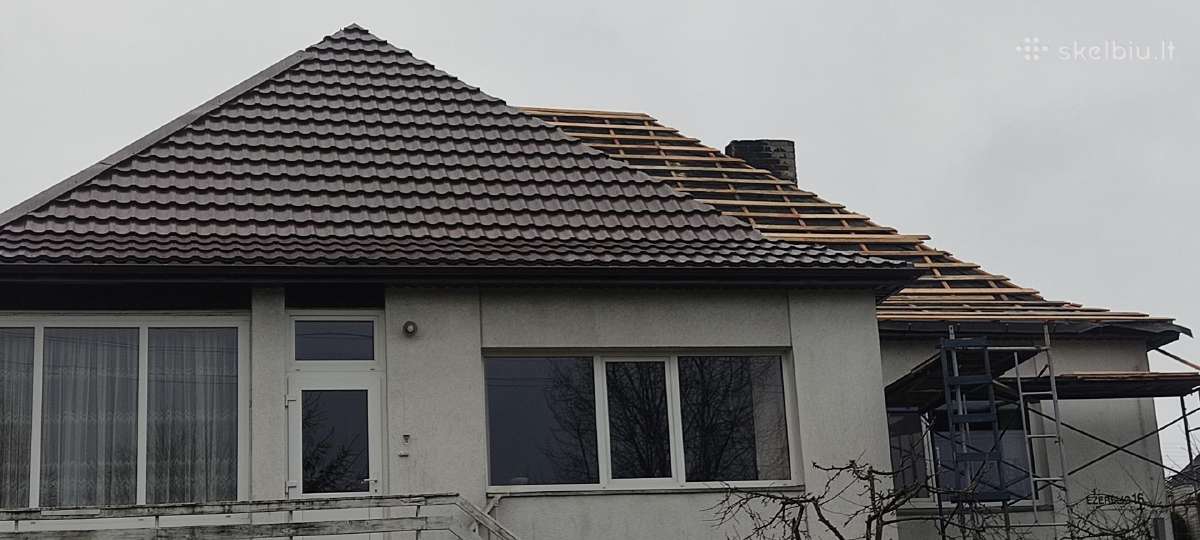 Stogų dengimas, karkasiniai namai,vidaus apdaila - nuotraukos Nr. 18