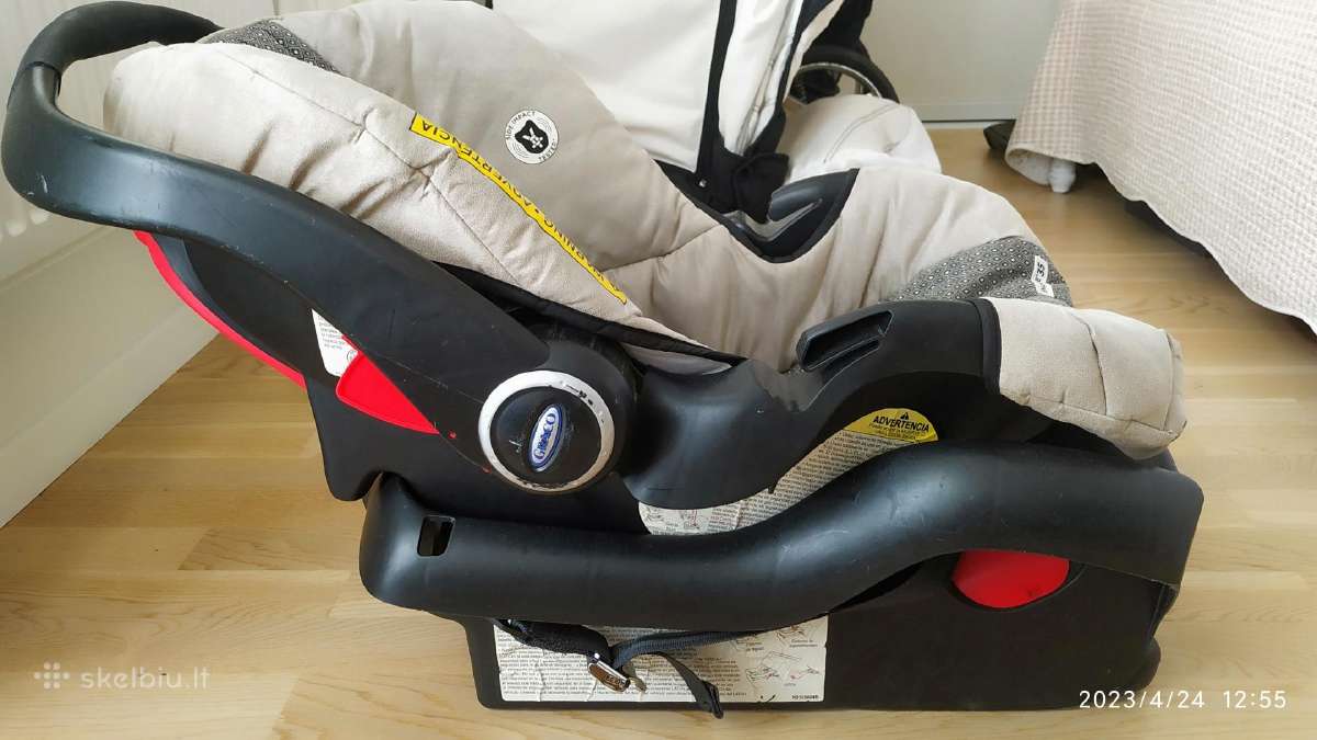 Graco Kūdikių automobilinė kėdutė su rėmu. - nuotraukos Nr. 7