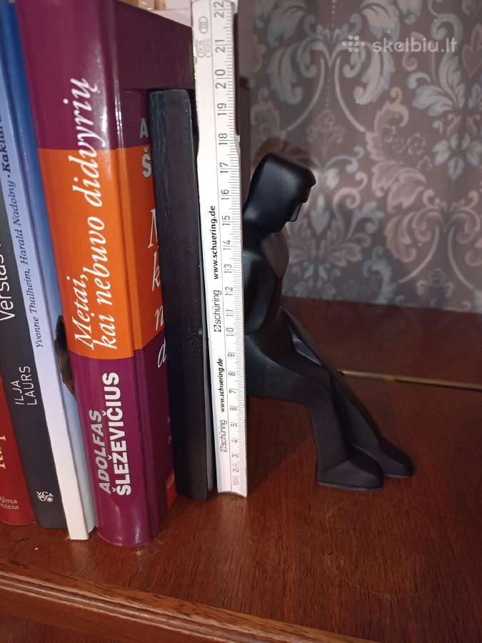Knygų laikikliai "Pasvirę vyrai", 2 vnt. - nuotraukos Nr. 12