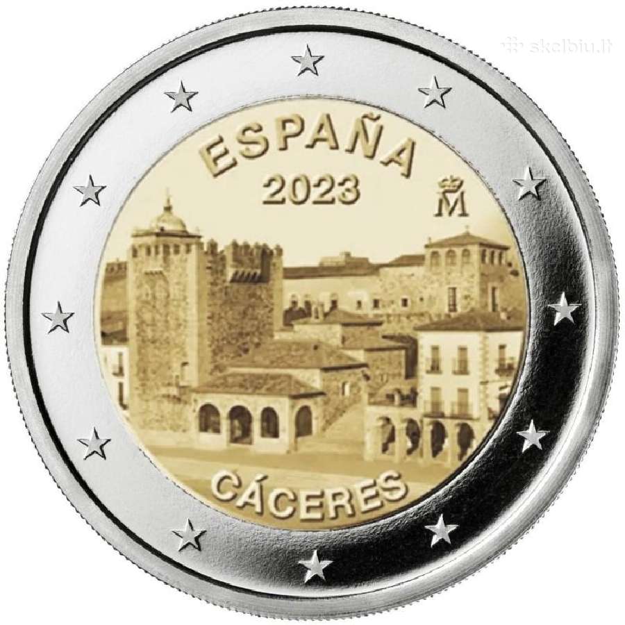 Ispanijos proginės euro monetos - nuotraukos Nr. 6