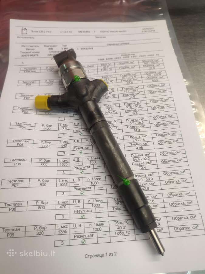 DENSO PURKSTUKU REMONTAS