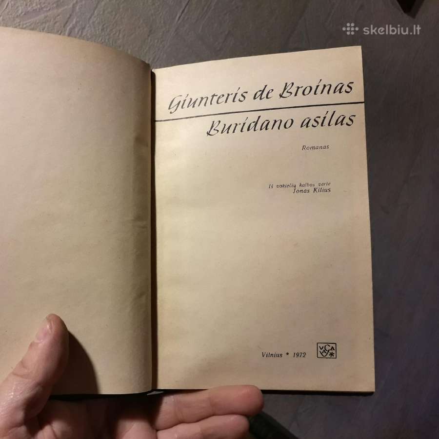 Giunteris de Broinas "Buridano asilas" 1972 m. - nuotraukos Nr. 2