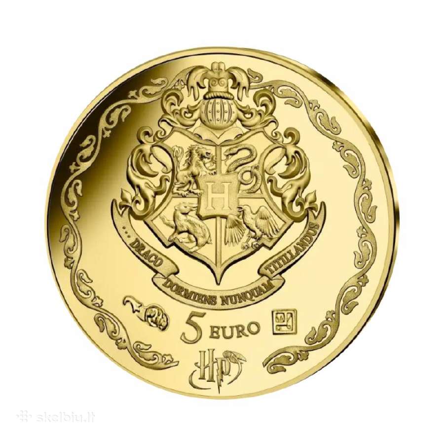 5 eurų auksinė moneta Harry Potter Golden Snitch - nuotraukos Nr. 2