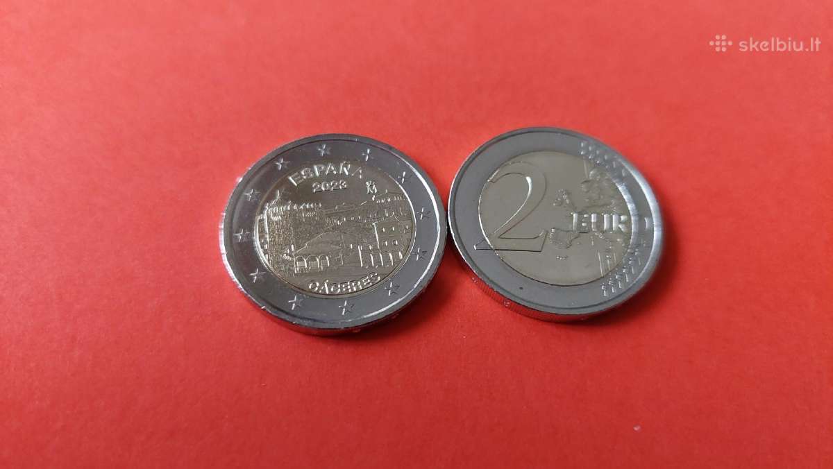 Ispanija 2023m.2€ “Caceres architektūra“ Unc