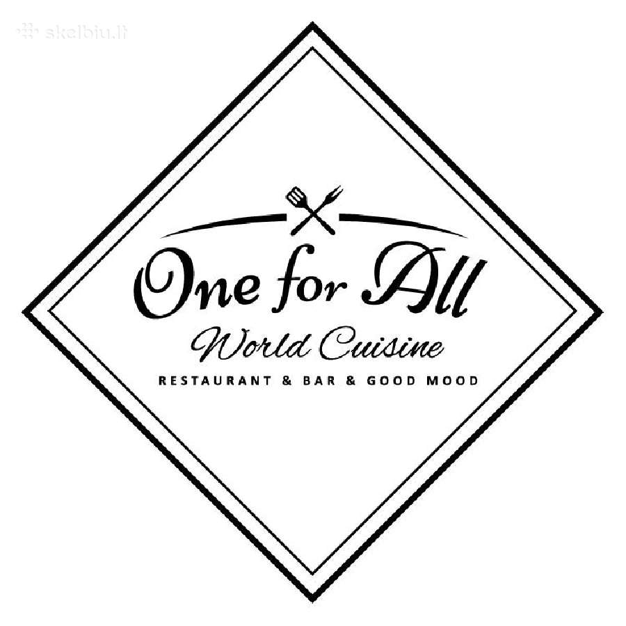Restoranas One for All ieško vyr. virėjo-OS
