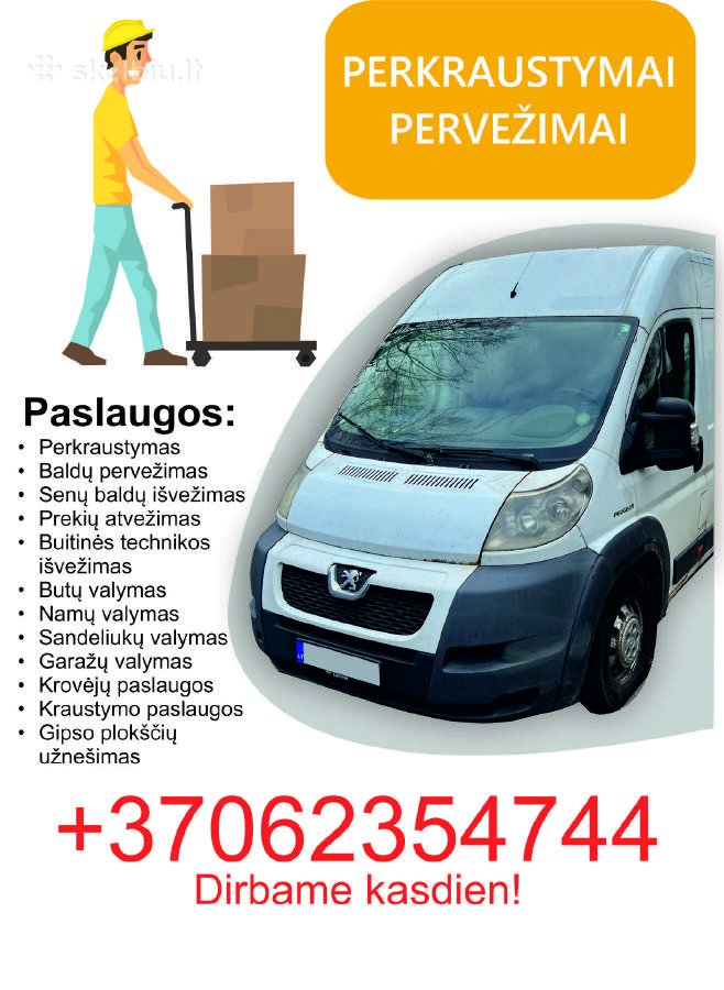 Perkraustymas , Pervežimo ,krovėjų paslaugos