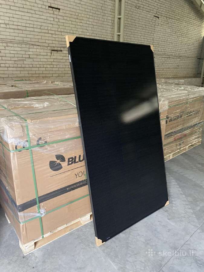 Patikimi shingled full black 480w saules moduliai