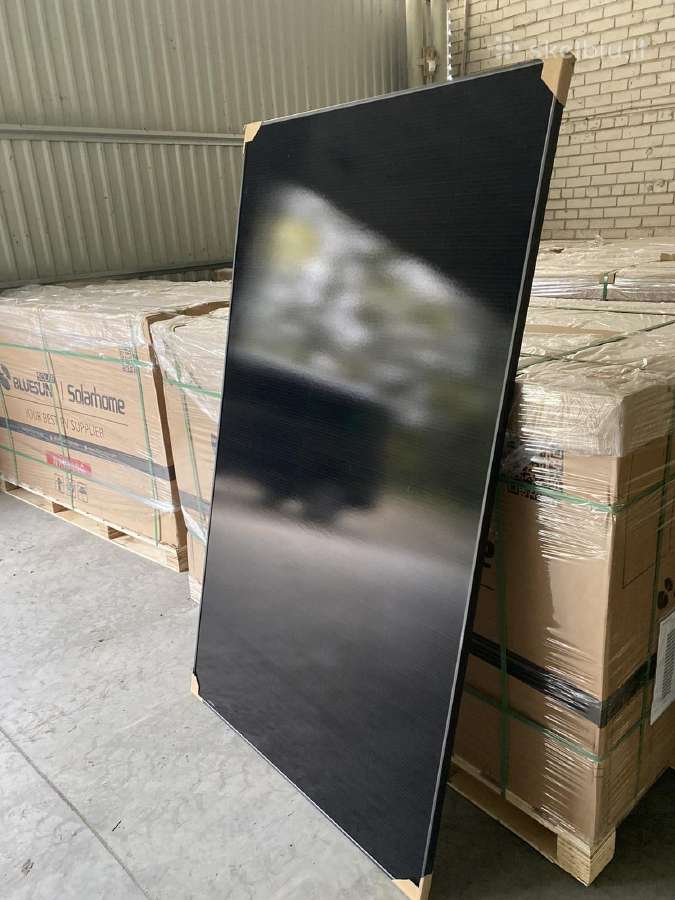 Patikimi shingled full black 480w saules moduliai - nuotraukos Nr. 2