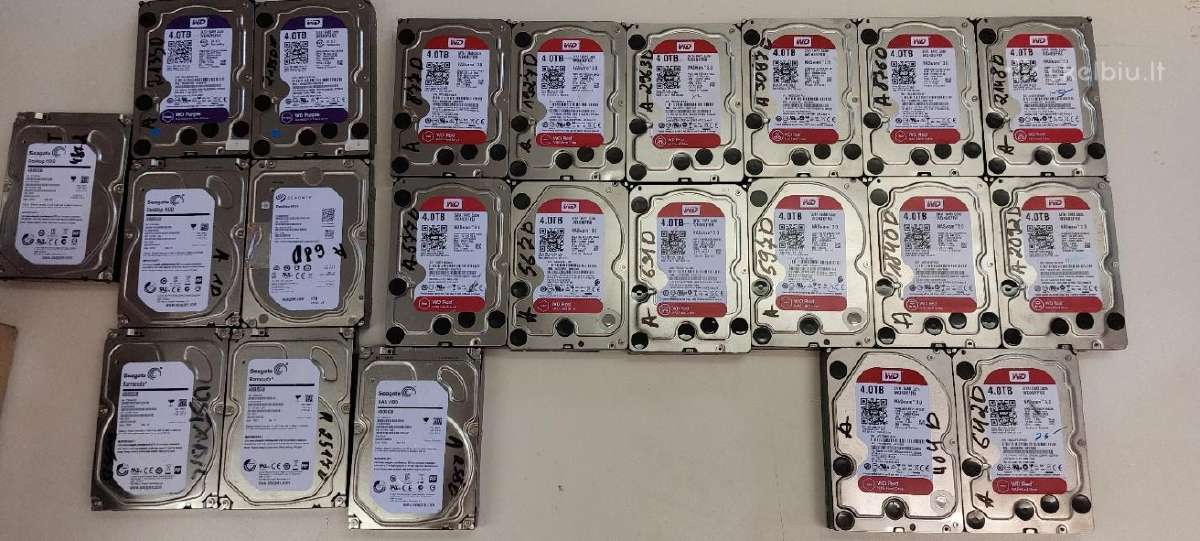 Kietieji diskai 3tb - 8tb HDD 3,5 (Atnaujinta) - Skelbiu.lt